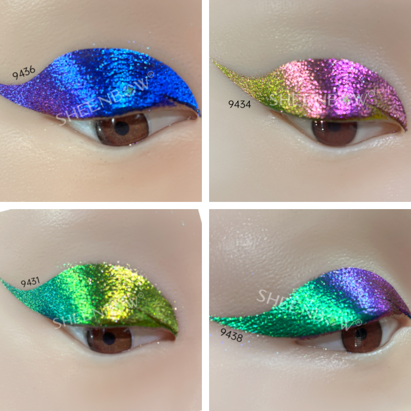 MulticouchecaméléonFloconscaméléonEnstock（Maquillaje）